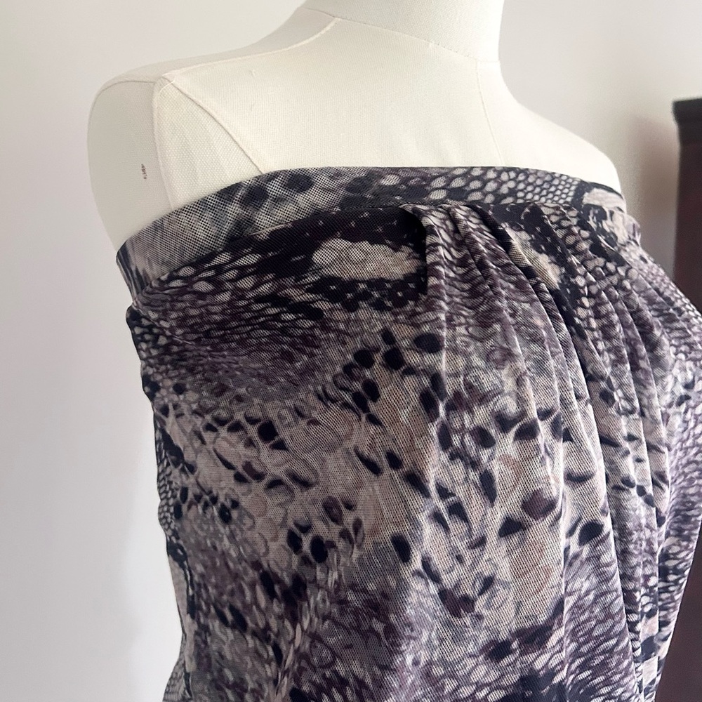 Y2K SWEET PEA STACY FRATI Mesh Tube Top Snake Romper Indie Sleeze Baddie | Sz S - Picture 7 of 11